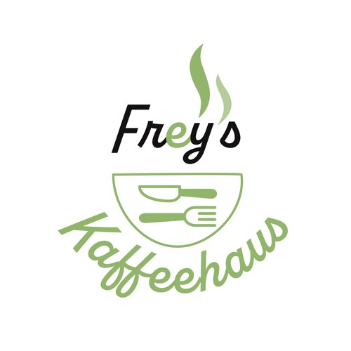 Logo for small coffee and restaurant, Frey`s Kaffeehaus