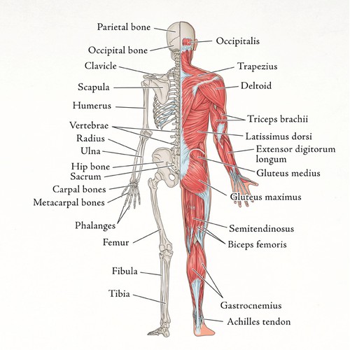 Anatomy poster