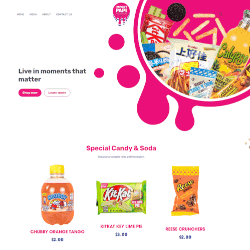 New Exotic Soda and Snack for Square Online Store