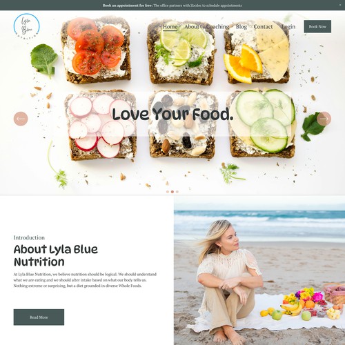 Lyla Blue Nutrition Design Customizations
