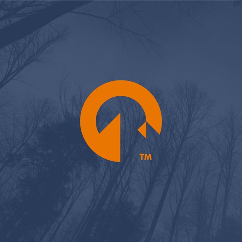 O for Outdoor! Outdoor wear logo concept.