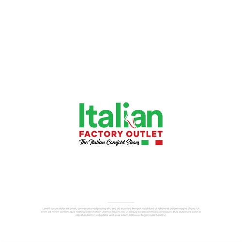 Wordmark logo for Italian Shoes Outlet