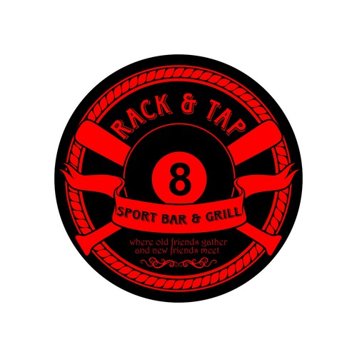 I am a bar owner with a lot of bars around me, create an exciting new logo with eye catching apeal.