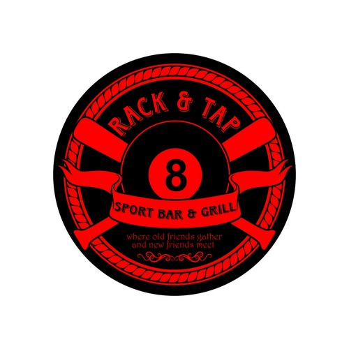 I am a bar owner with a lot of bars around me, create an exciting new logo with eye catching apeal.