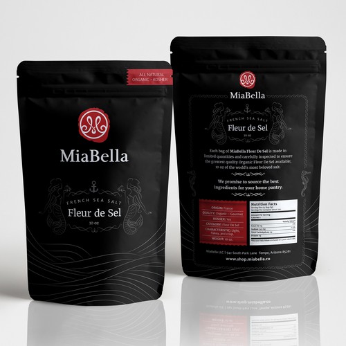 All natural, organic Fleur de Sel sea salt from France
