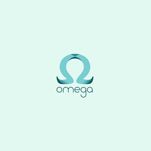 Logo from greek letter OMEGA