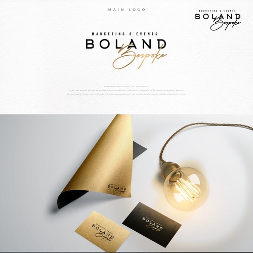 Minimal logo for events
