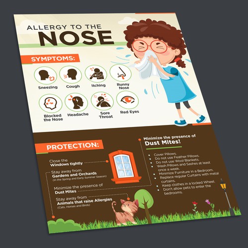 Infographic for the Allergy to the Nose
