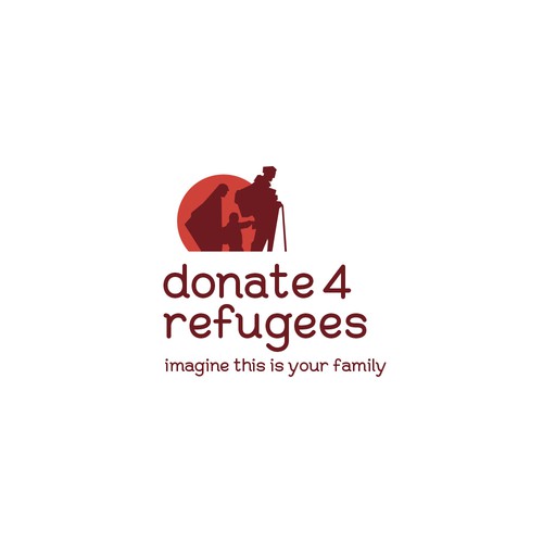 Donate 4 Refugees Sample Logo