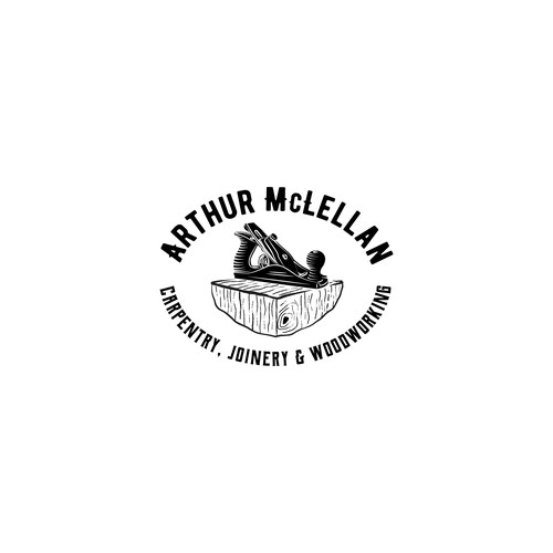Logo concept for a carpentry, joinery & woodworking business