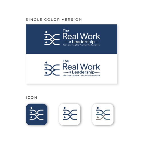 Logo design for The Real Work of leadership
