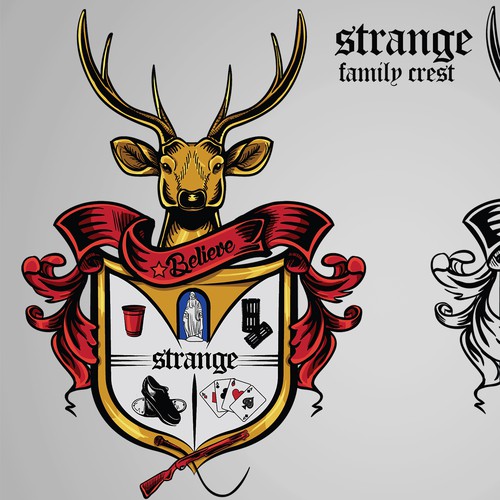 Strange Family Crest