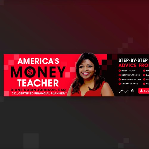 America's Money Teacher-Eyecatching-You Tube Banner