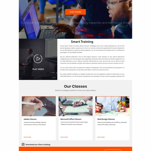 Landing page