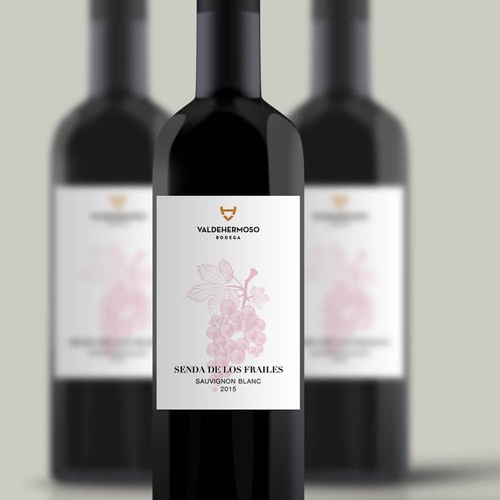 DISEÑO CREATIVO PARA VINO ELEGANTE