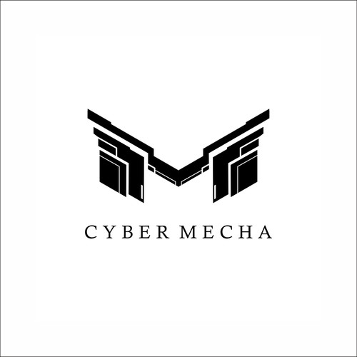 mecha design logo