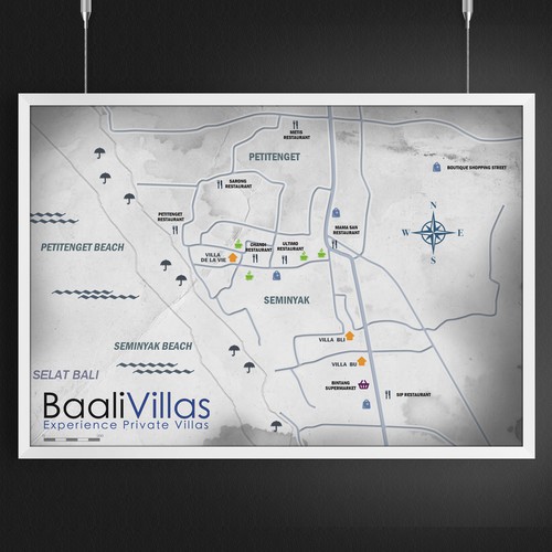 business or advertising for Baali Villas
