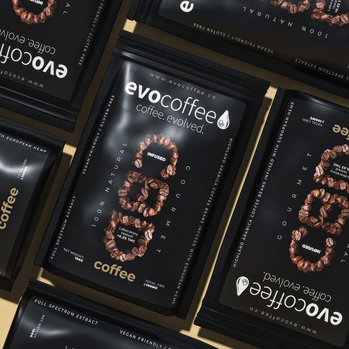 Design Exciting Coffee Brand LABEL for packet