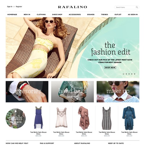 Rafalino needs a new website design