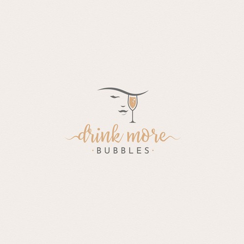 Logo for a champagne business