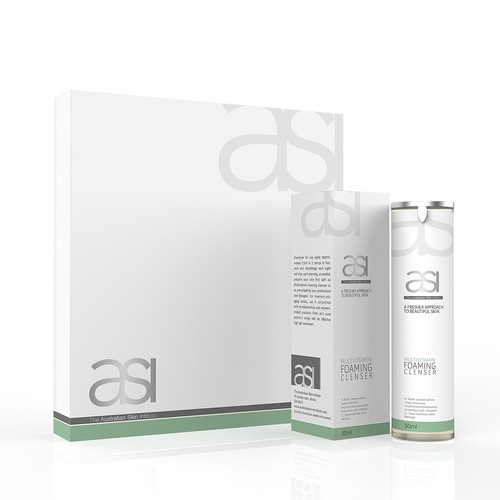 Australian Skin Institute - Product branding / label design
