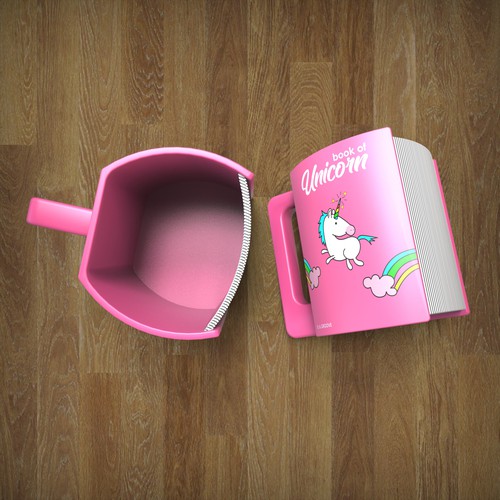 Design a unique and innovative 3D Book mug