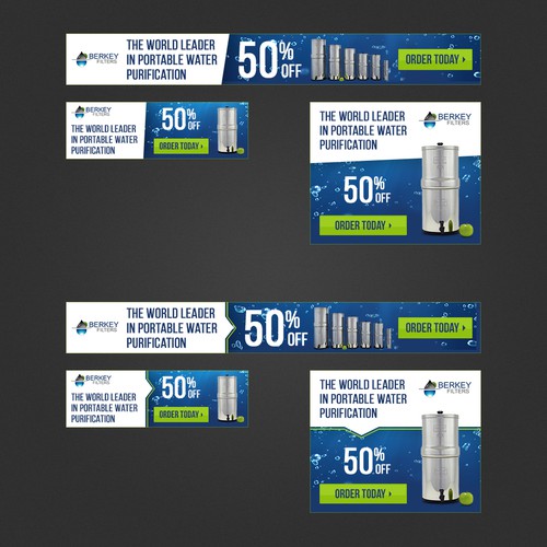 Banners for Water Filter Company