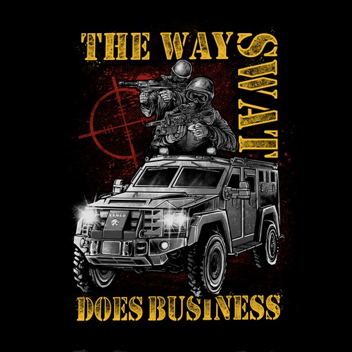 SWAT t-shirt design