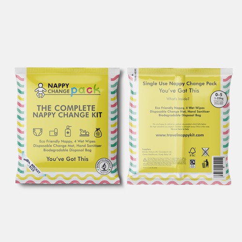 Label for Nappy Change Pack