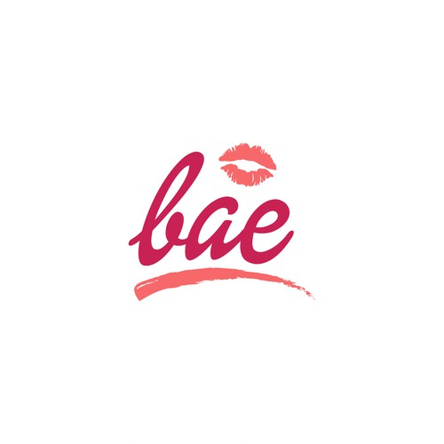 simple chick logo for " Bae "