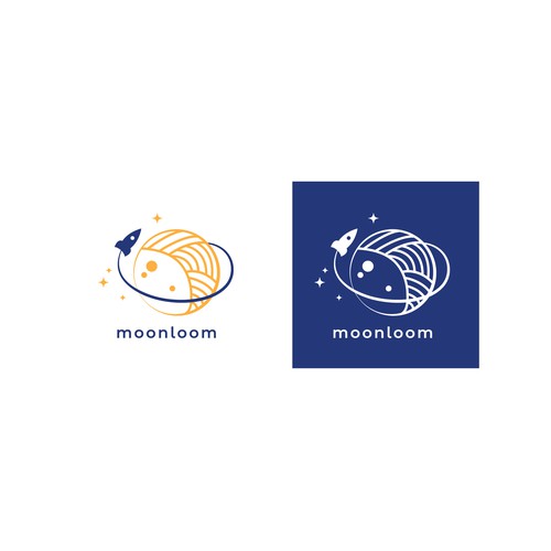 'moon' and structured/woven yarn created by 'loom"