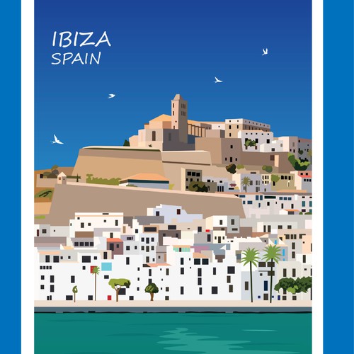 vector poster illustration