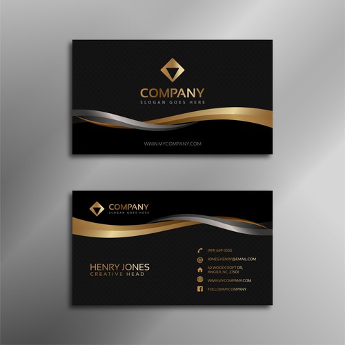 Luxury Business Card Design.