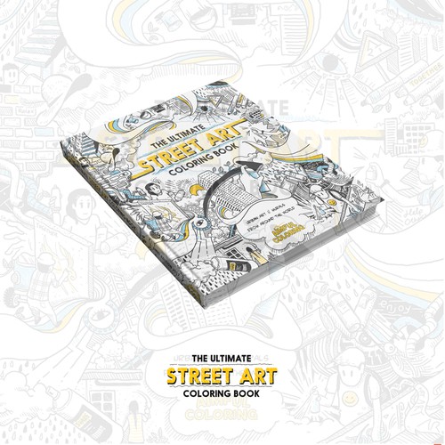Street art coloring book