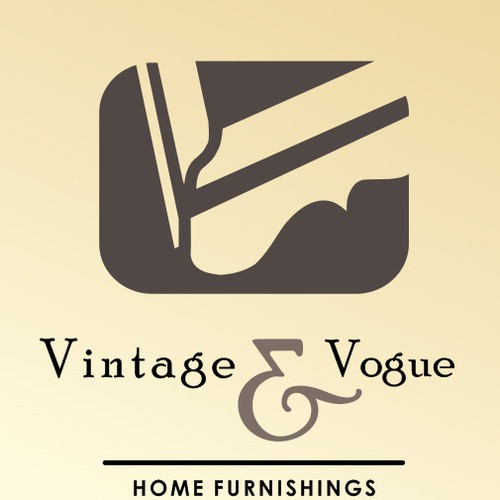 Create the next logo and business card for Vintage & Vogue