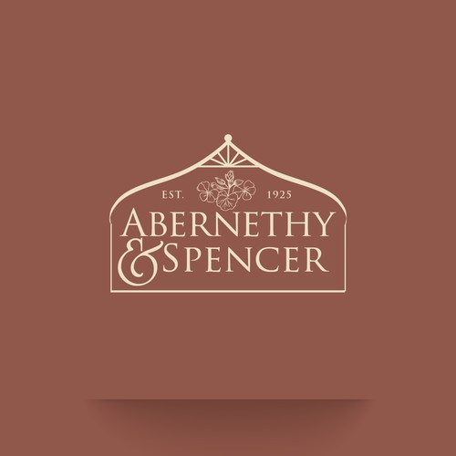 Victorian style logo for greenhouses