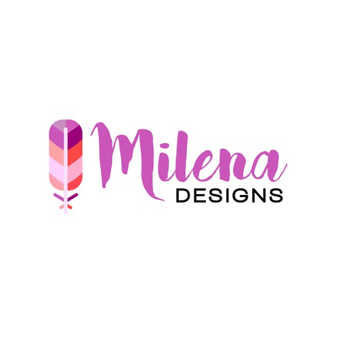 Bohemian Styled Logo for Women's Clothing