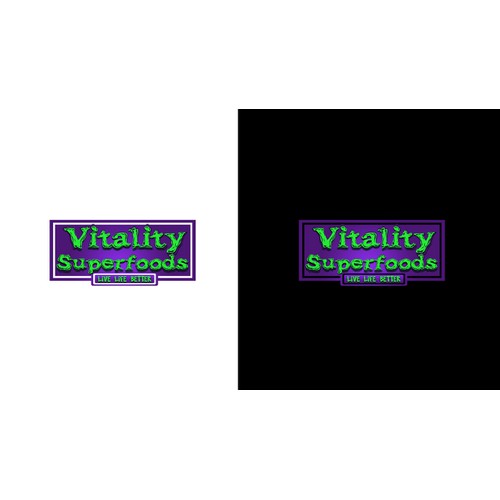 Produce a stand-out superfood logo for Vitality Superfoods