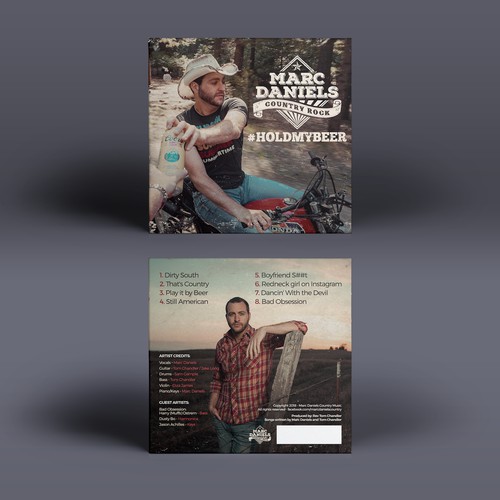 Marc Daniels - #holdmybeer | Album Art Design