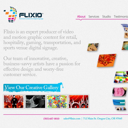 Kick A** Digital Signage Company Needs Kick A** Web Design