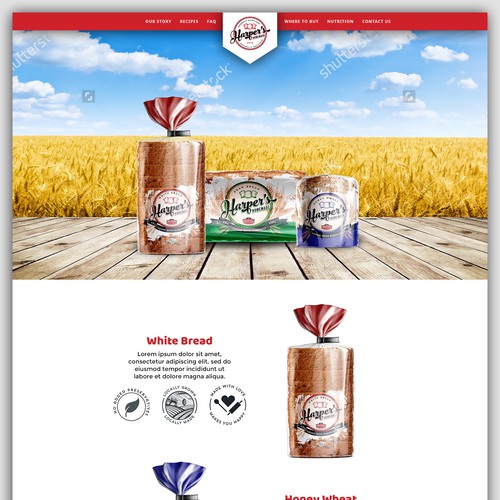 Bread Company seeks Modern and Eye Appealing Website Redesign