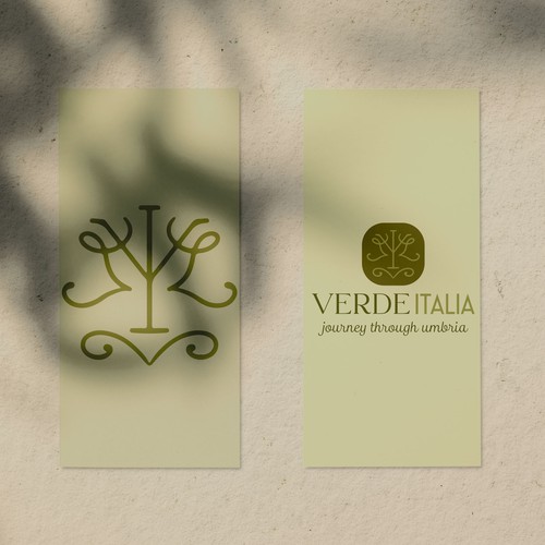 Logo concept for a travel company