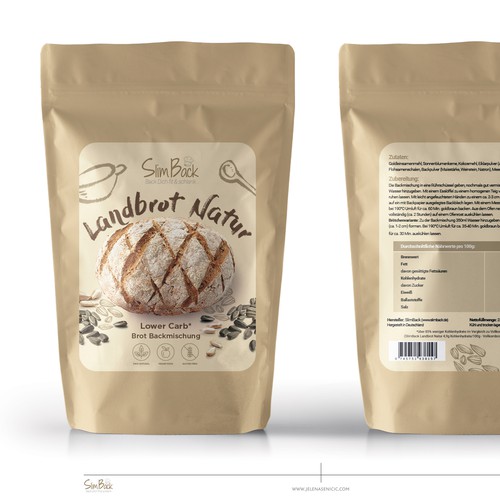 Bread powder packaging