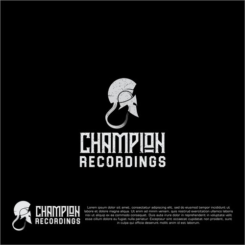 logo concept for champion recordings