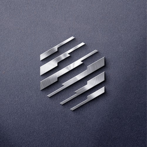 Masculine and Luxurious Logo for STEEL LINES