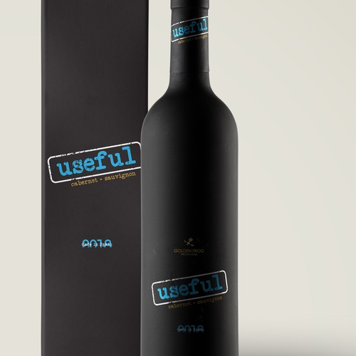 Wine label concept