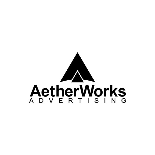 AetherWorks Logo Design - Personal Project