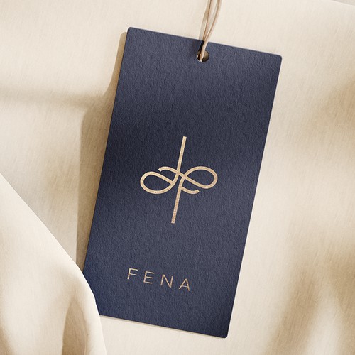 Flowing Elegance: Fena Monogram Design