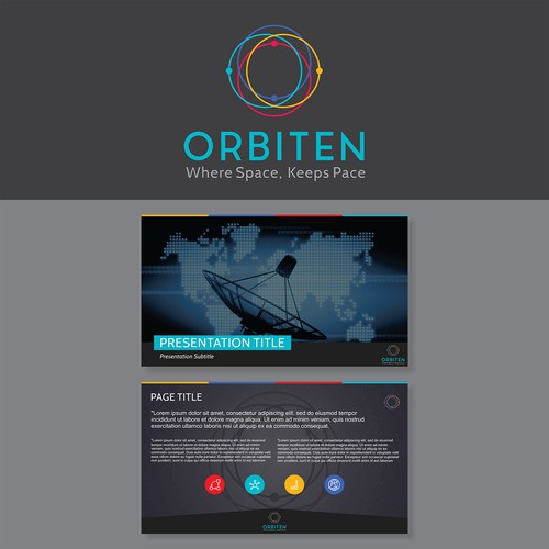 Logo upgrade and powerpoint template design