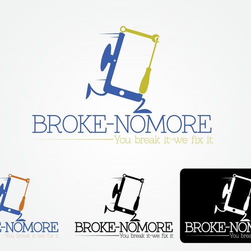 Create a mobile computer and cellphone repair for broke-nomore